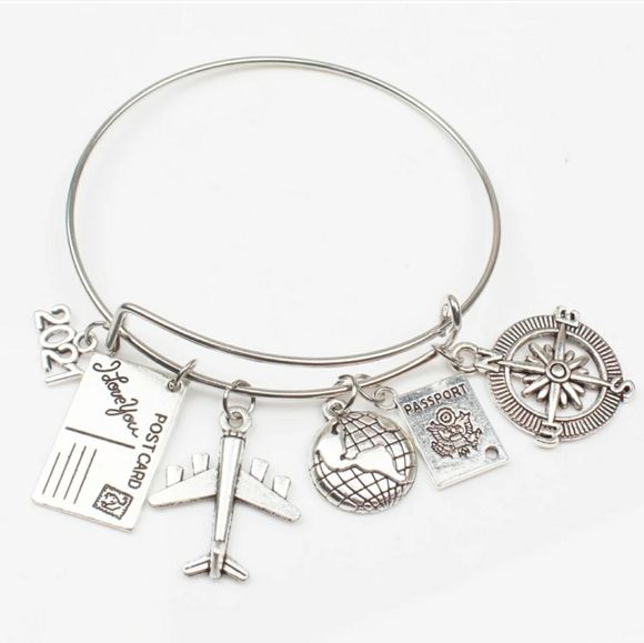 Wanderlust Travel Charm Bracelet 2021 - Picture 2 of 4